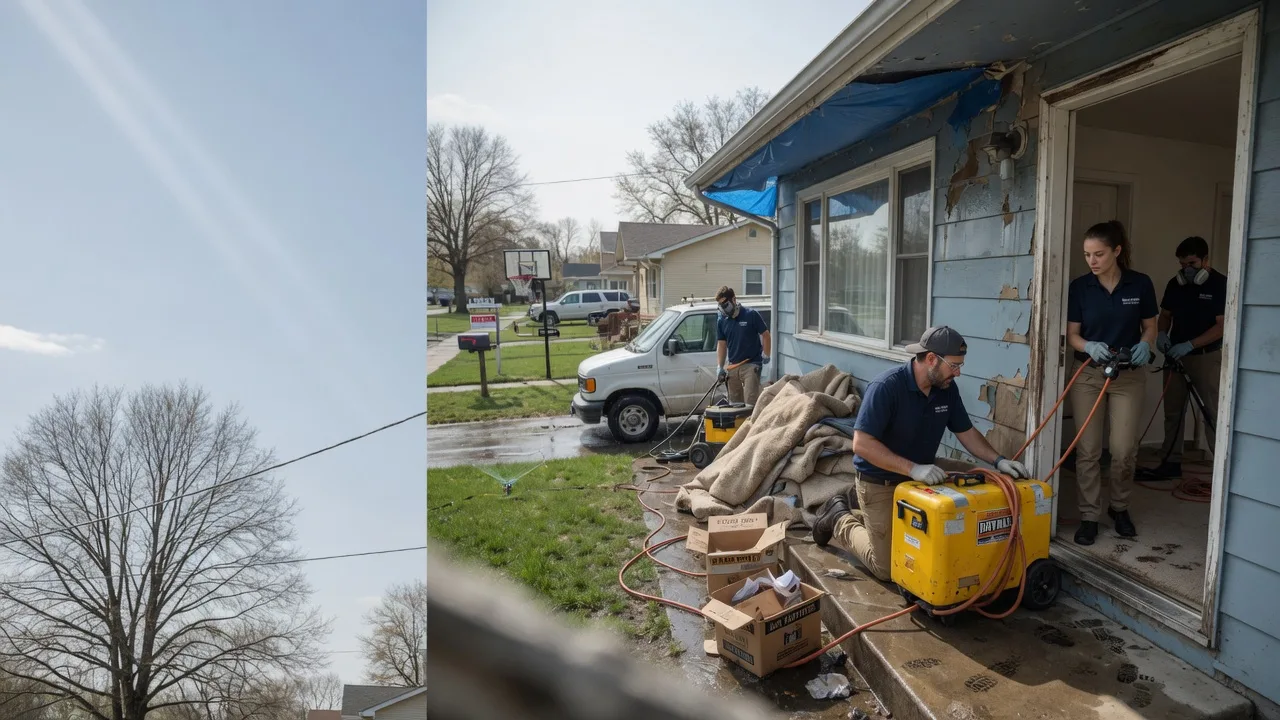 Basement Flood Cleanup in Toluca, IL near me